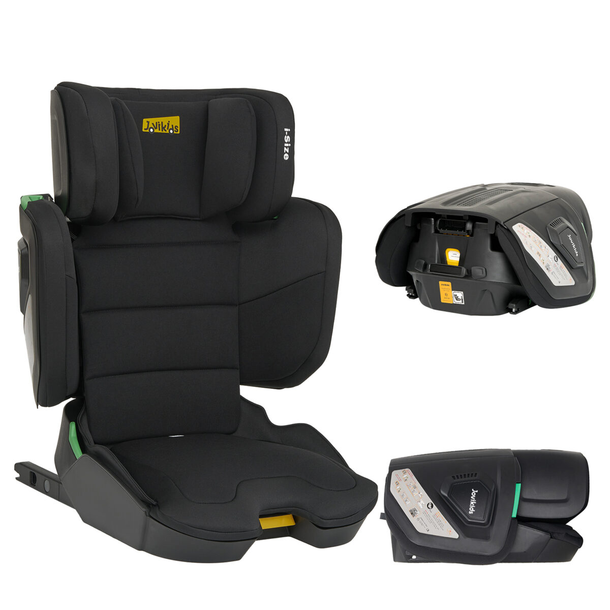 Jovikids Rober Portable Highback Booster i-Size 100–150cm in Black 10