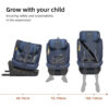 Jovikids Ranger TT 360° Swivel i-Size Car Seat 40–150cm in Blue 11
