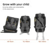 Jovikids Ranger TT 360° Swivel i-Size Car Seat 40–150cm in Black 11
