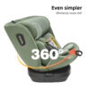 Jovikids Ranger TT 360° Swivel i-Size Car Seat 40–150cm in Green 5