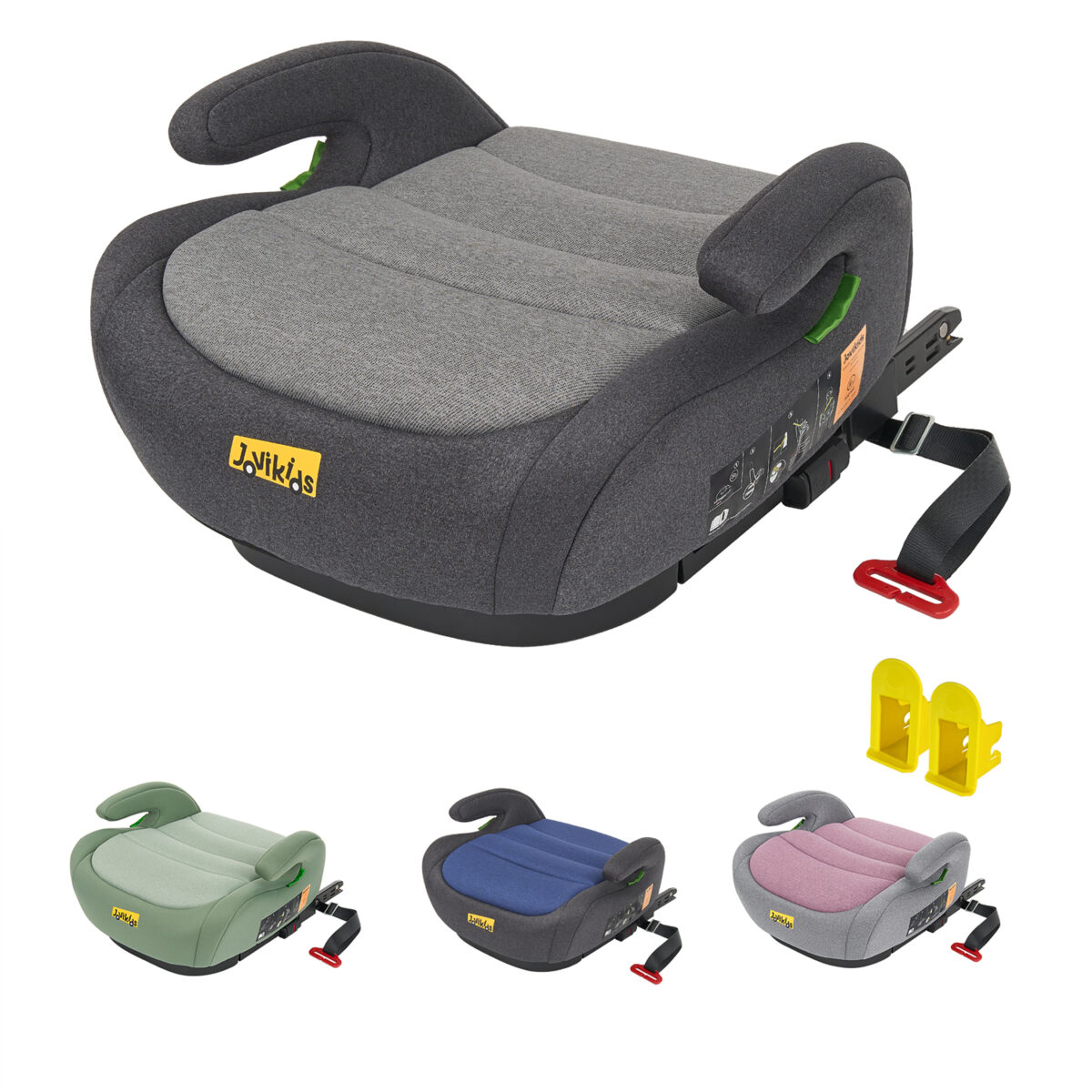 Jovikids OHHO Portable Booster i-Size 125–150cm in Grey 6