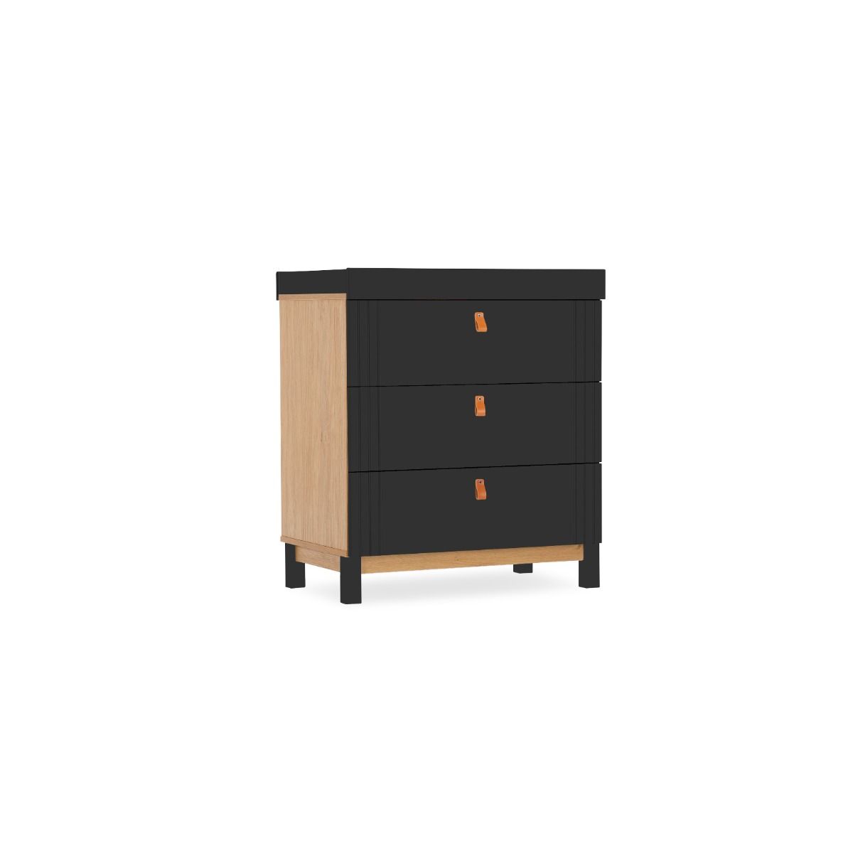 Rafi Dresser Changer - Oak & Black