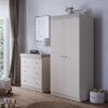 Little Acorns Burlington Double Nursery Wardrobe – Cashmere & Grey Ash 1