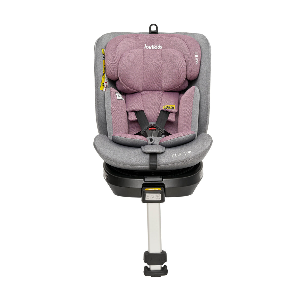 Jovikids Ranger 360° Swivel i-Size Car Seat 40-150cm in Pink 6