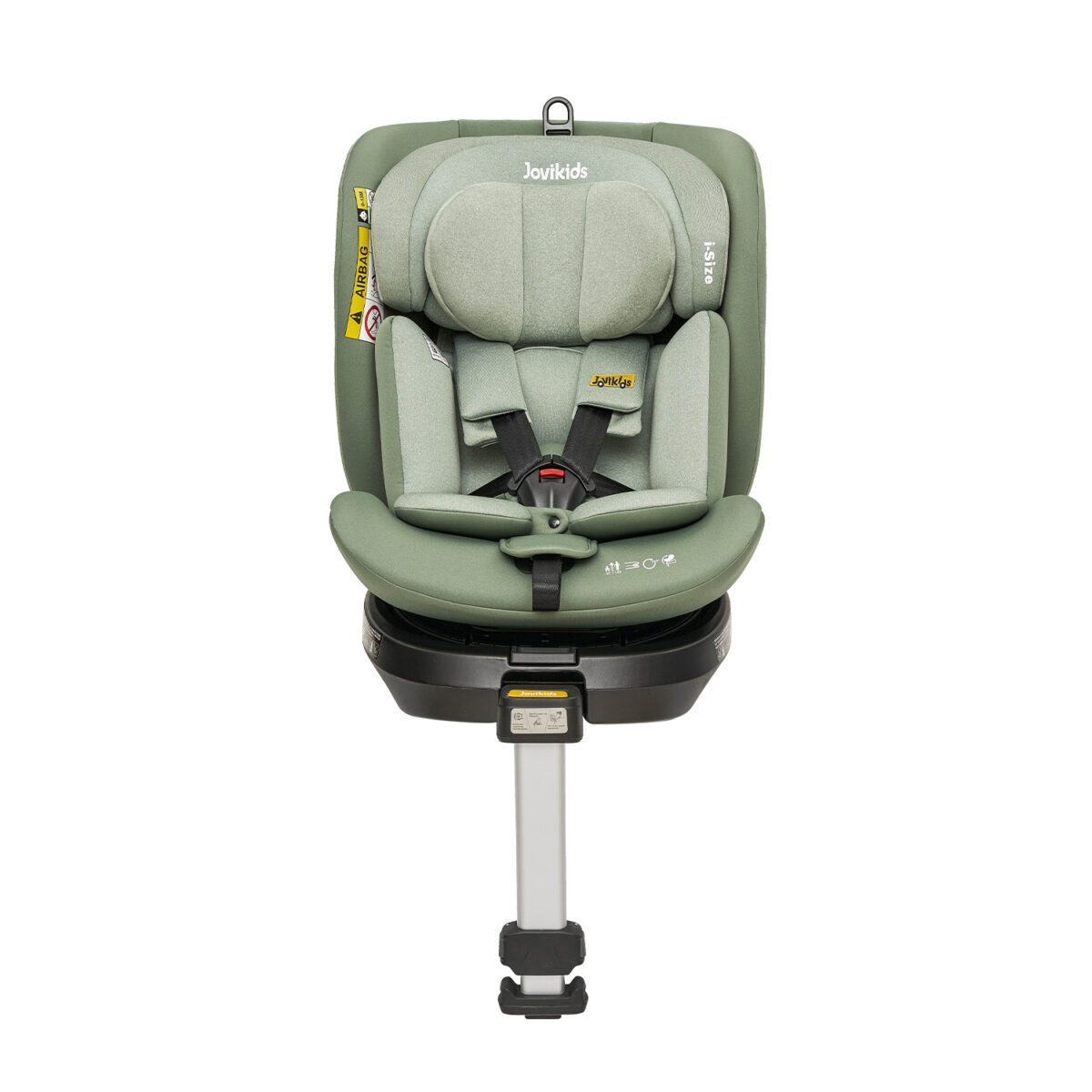 Jovikids Ranger 360° Swivel i-Size Car Seat 40-150cm in Green 3