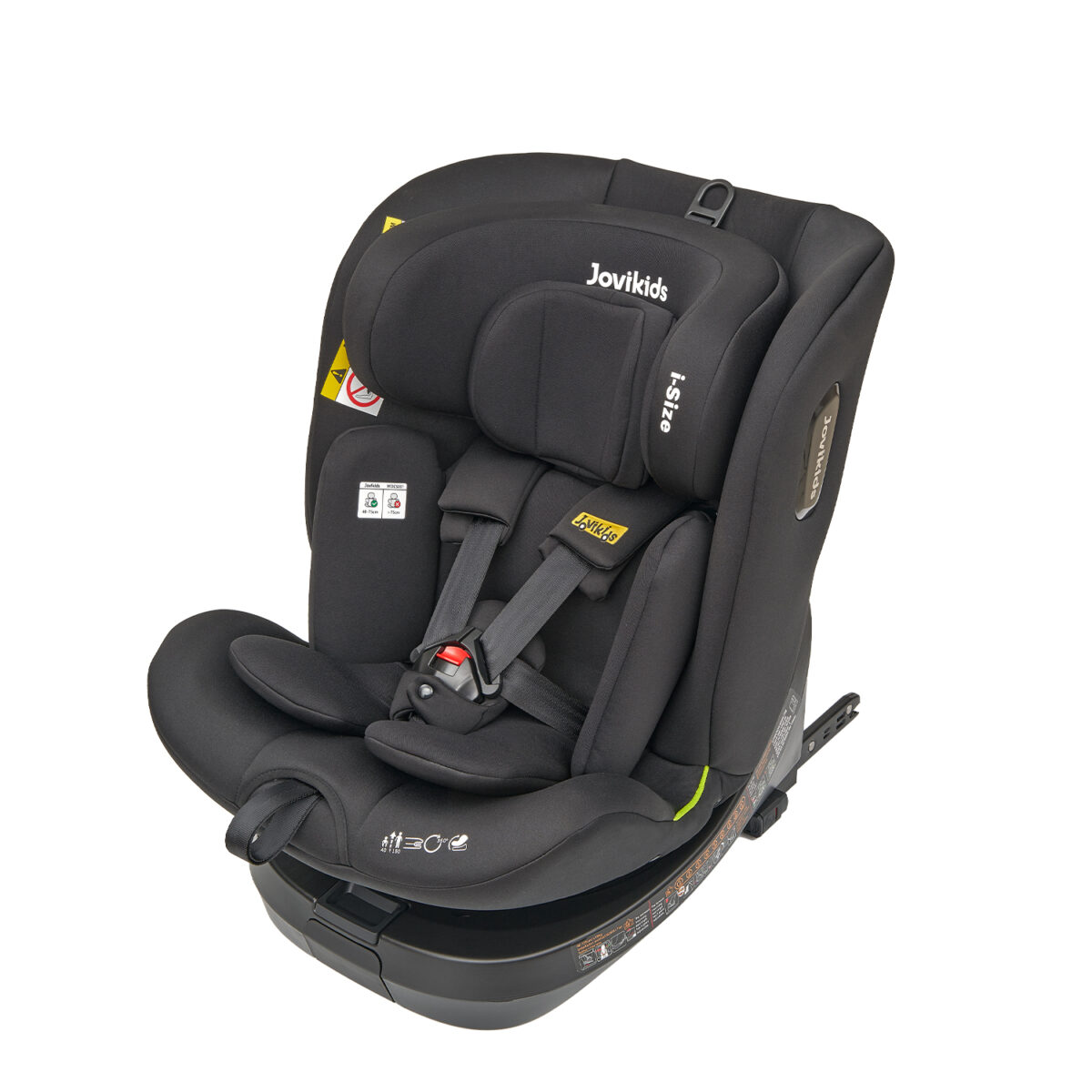 Jovikids Ranger TT 360° Swivel i-Size Car Seat 40–150cm in Black