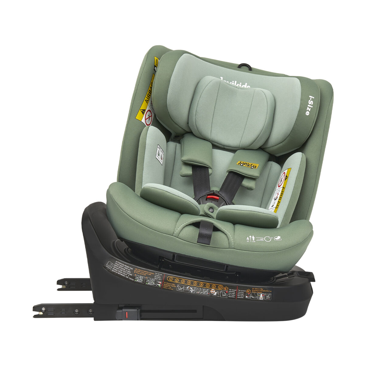 Jovikids Ranger TT 360° Swivel i-Size Car Seat 40–150cm in Green 12