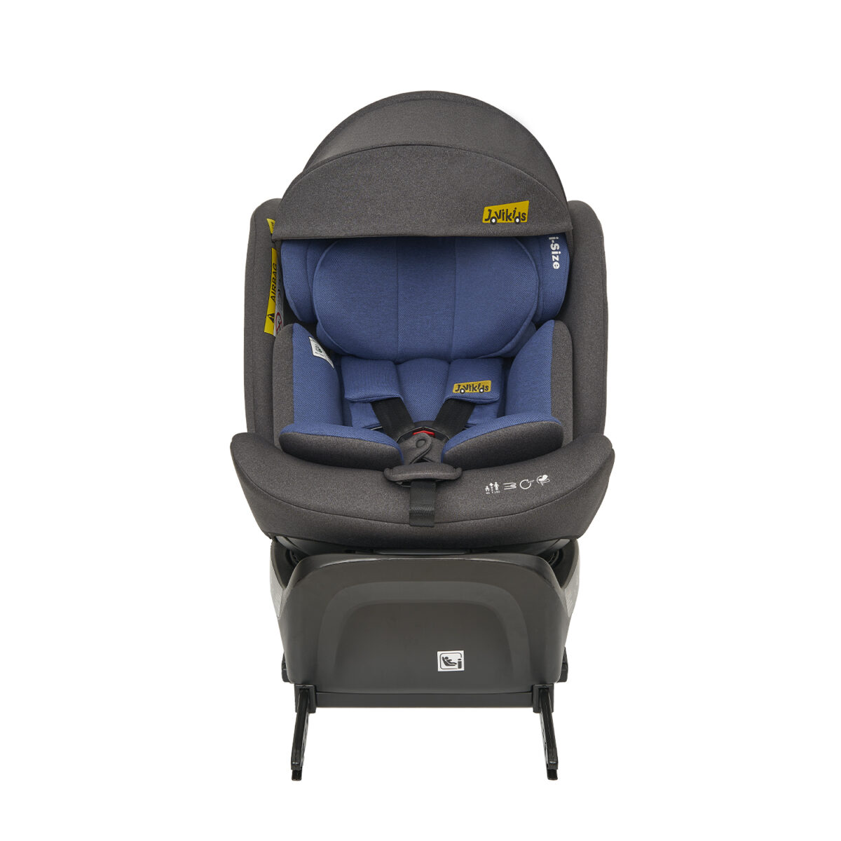 Jovikids Ranger 360° Swivel i-Size Car Seat 40-150cm in Blue 13
