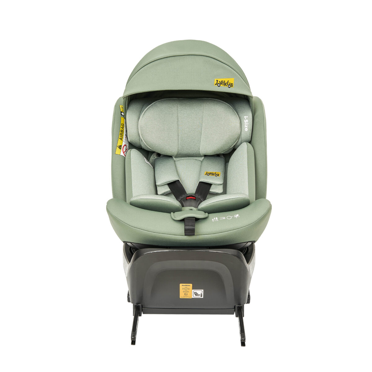 Jovikids Ranger 360° Swivel i-Size Car Seat 40-150cm in Green 2