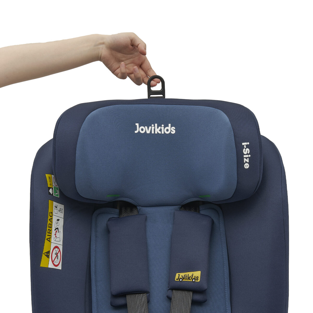 Jovikids Ranger TT 360° Swivel i-Size Car Seat 40–150cm in Blue 3