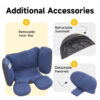 Jovikids Ranger 360° Swivel i-Size Car Seat 40-150cm in Blue 7