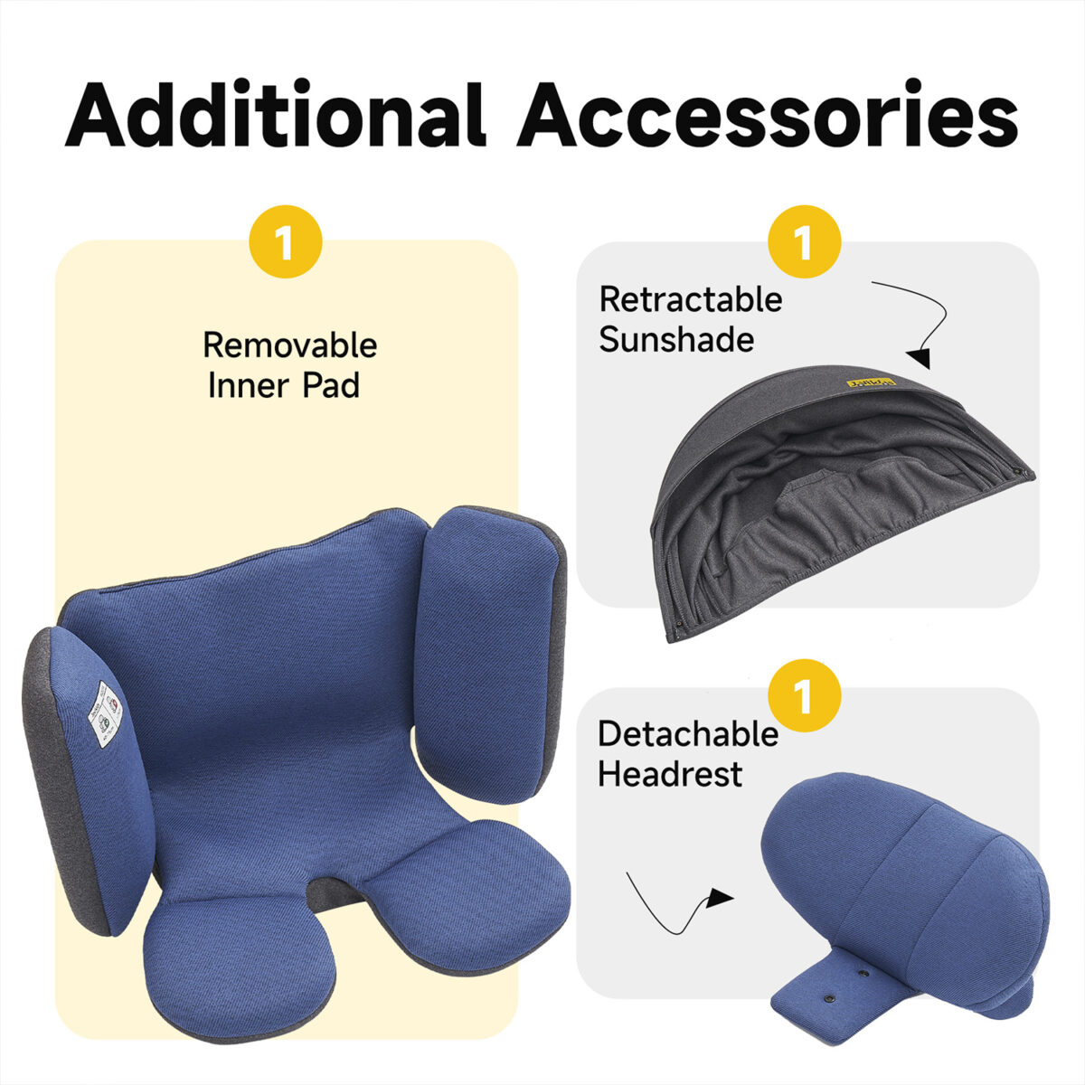 Jovikids Ranger 360° Swivel i-Size Car Seat 40-150cm in Blue 7
