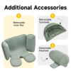 Jovikids Ranger 360° Swivel i-Size Car Seat 40-150cm in Green 9
