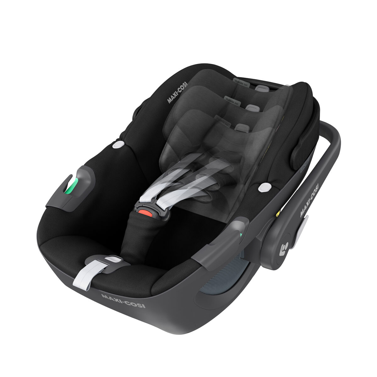 Maxi Cosi Oxford+ Complete Bundle with accessories and Pebble 360 & ISOFIX Base - Twillic Truffle 2