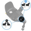 Maxi-Cosi Oxford + Premium Bundle with Pebble 360 Pro 2 Car Seat & FamilyFix 360 Pro Base - Twillic Truffle 12