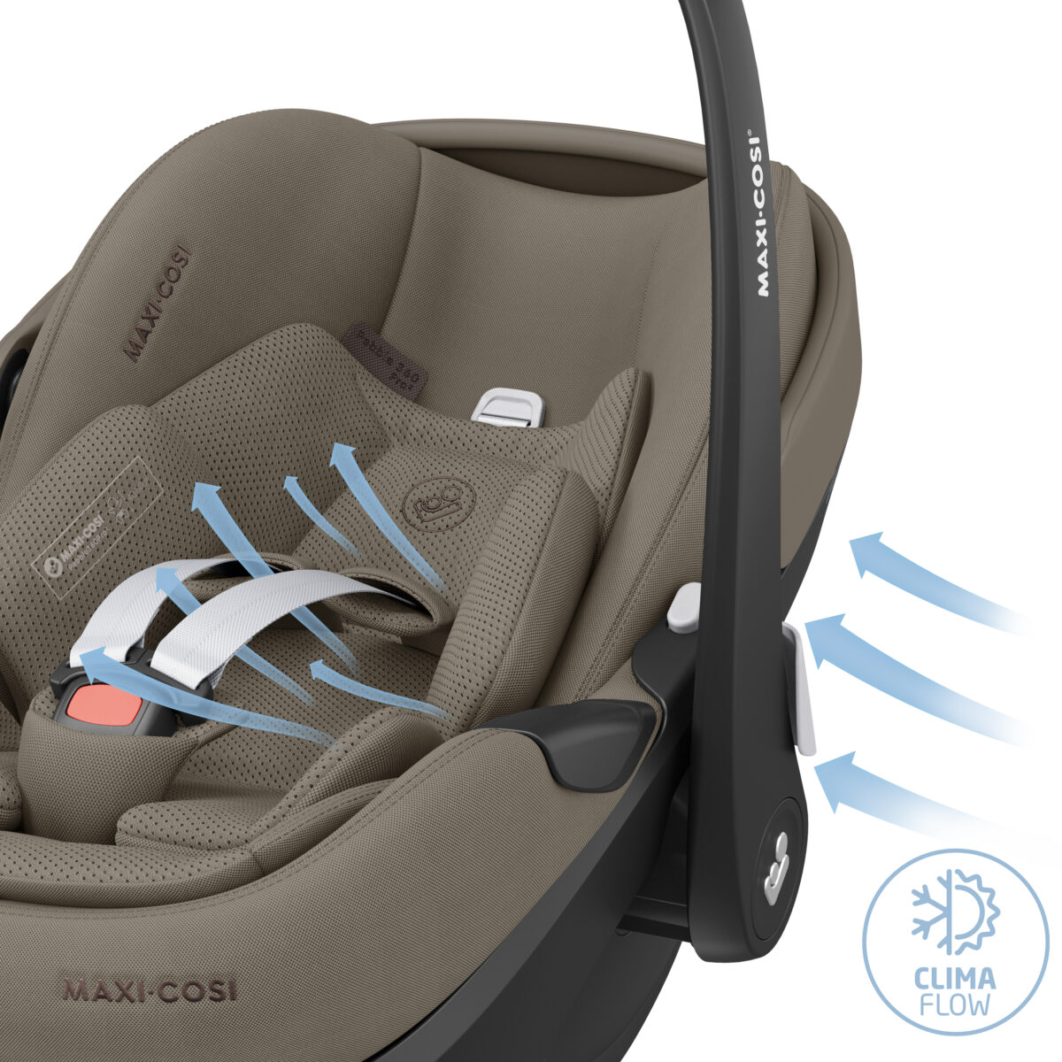 Maxi-Cosi Oxford + Premium Bundle with Pebble 360 Pro 2 Car Seat & FamilyFix 360 Pro Base - Twillic Truffle 3