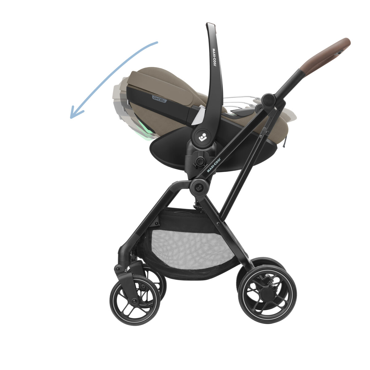 Maxi-Cosi Oxford + Premium Bundle with Pebble 360 Pro 2 Car Seat & FamilyFix 360 Pro Base - Twillic Truffle 10