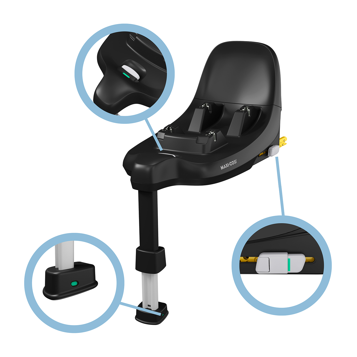 Maxi Cosi Oxford+ Select Bundle with Pebble S Car Seat & ISOFIX Base - Twillic Black 20