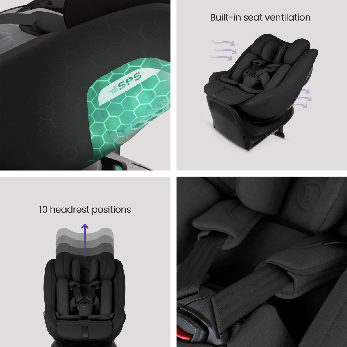 Silver Cross Approach Plus 360 and Base 360 Plus ISOFIX Base – Iconic Black 5
