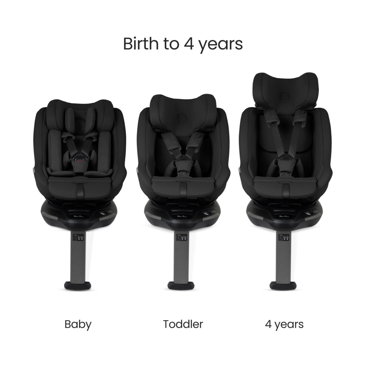 Silver Cross Approach Plus 360 and Base 360 Plus ISOFIX Base – Iconic Black 7