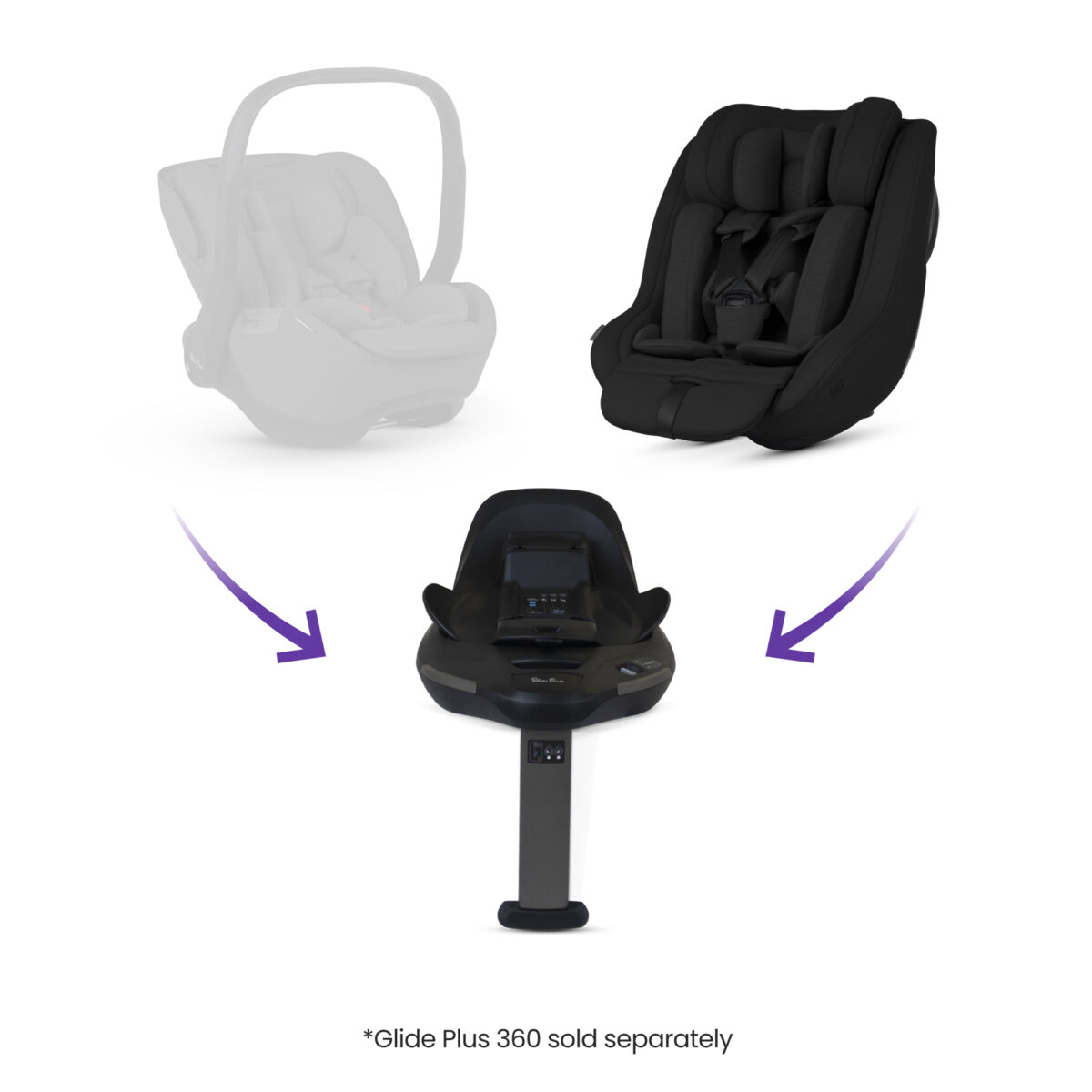 Silver Cross Approach Plus 360 and Base 360 Plus ISOFIX Base – Iconic Black 9