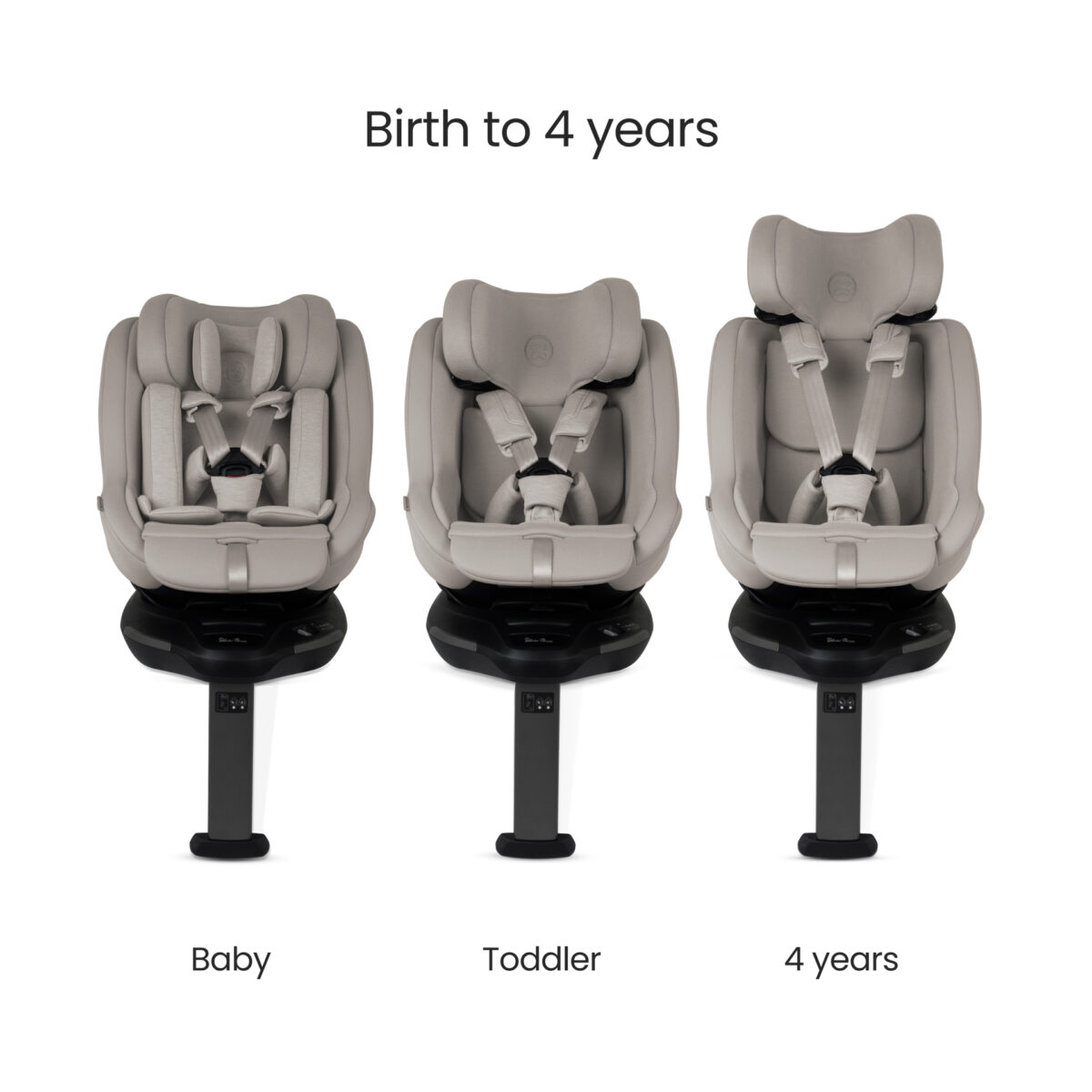Silver Cross Approach 360 Car Seat with ISOFIX Base in natural taupe 7