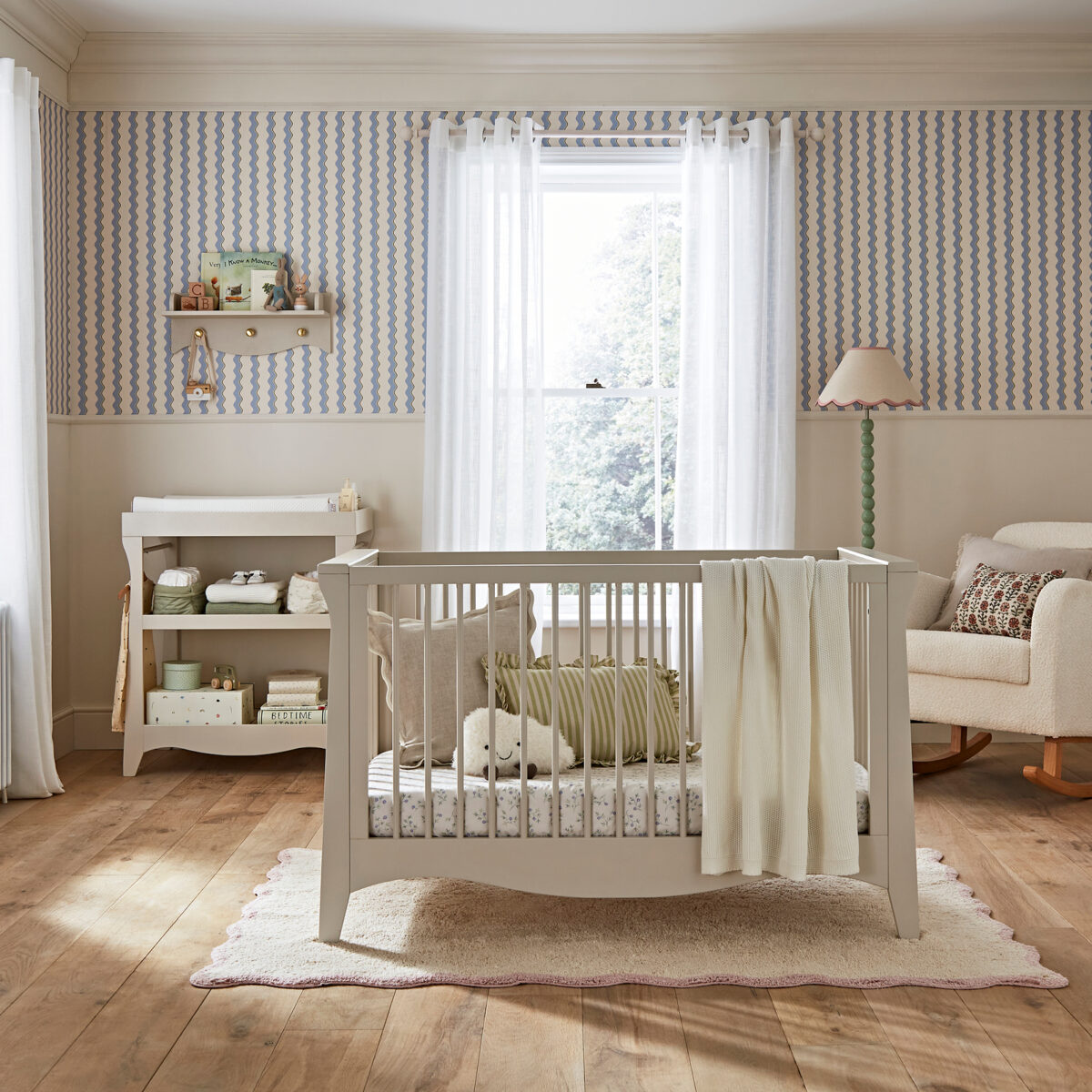 CuddleCo Clara Mini 2 Piece Nursery Furniture Set – Cashmere 11