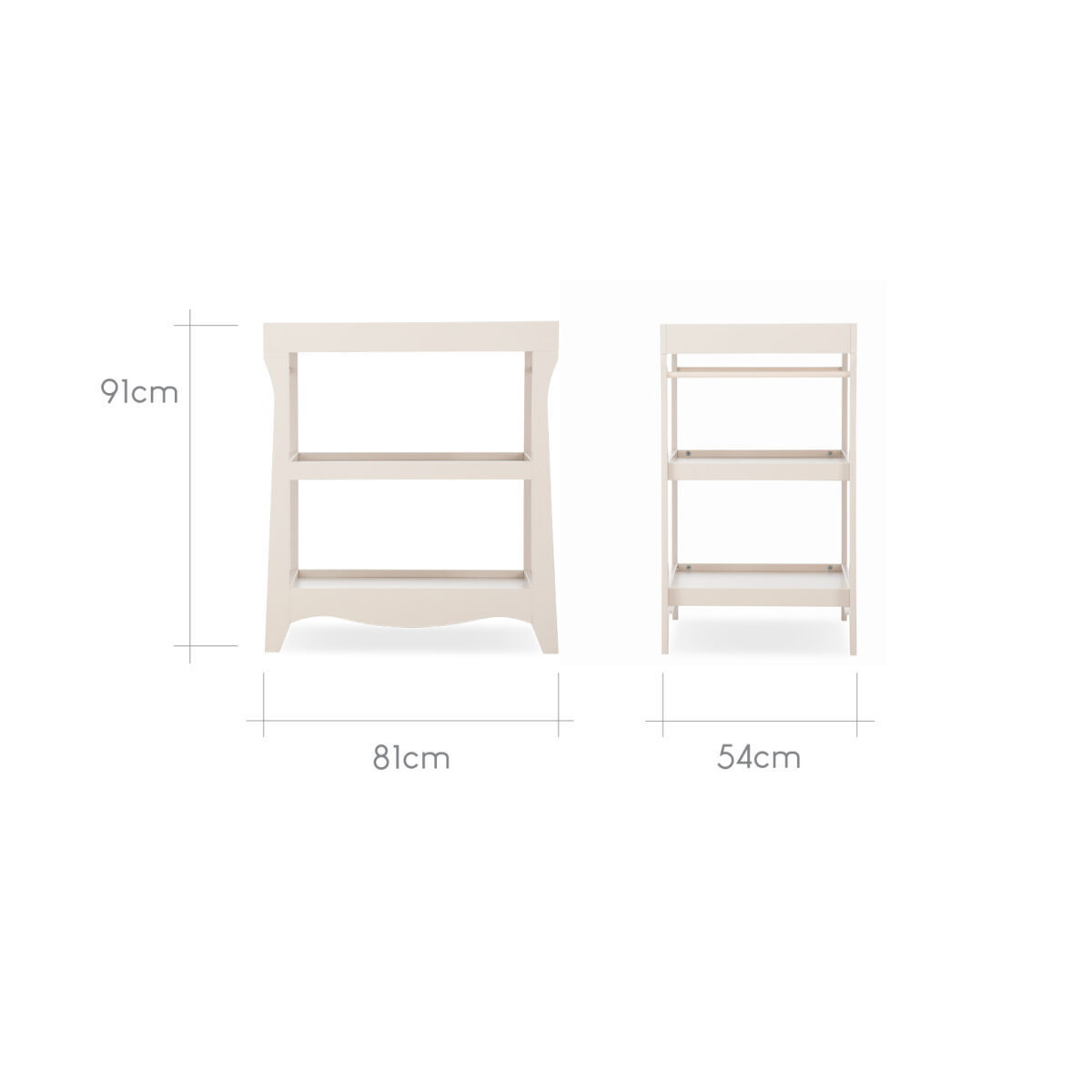 CuddleCo Clara Mini 2 Piece Nursery Furniture Set – Cashmere 2