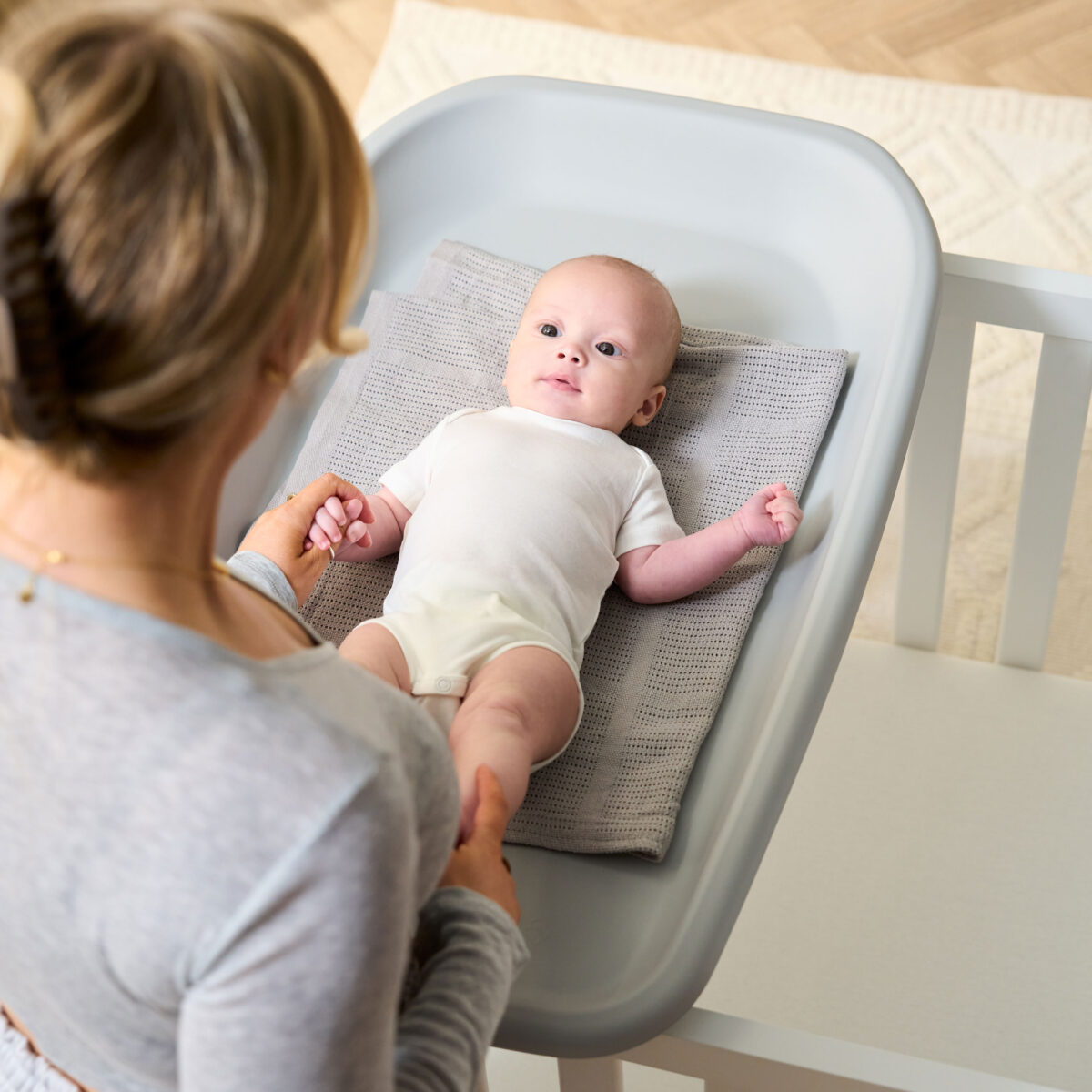 Tutti Bambini Cushi Baby Changing Mat in Cloud 9
