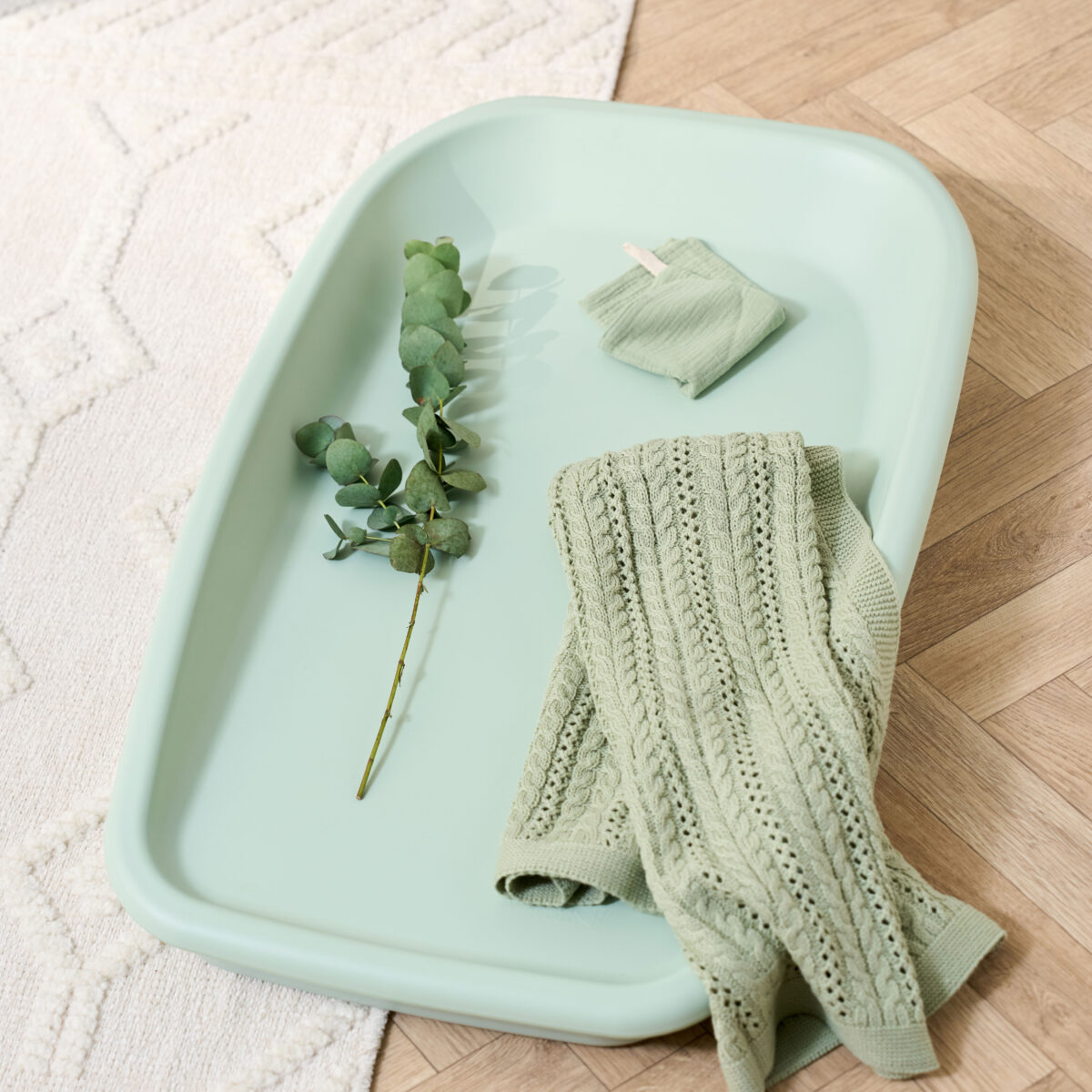 Tutti Bambini Cushi Baby Changing Mat in Leaf 13