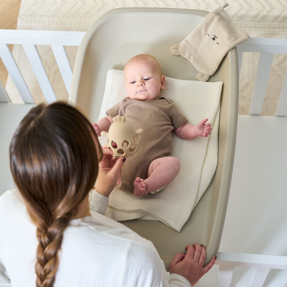 Tutti Bambini Cushi Baby Changing Mat in Mushroom 12