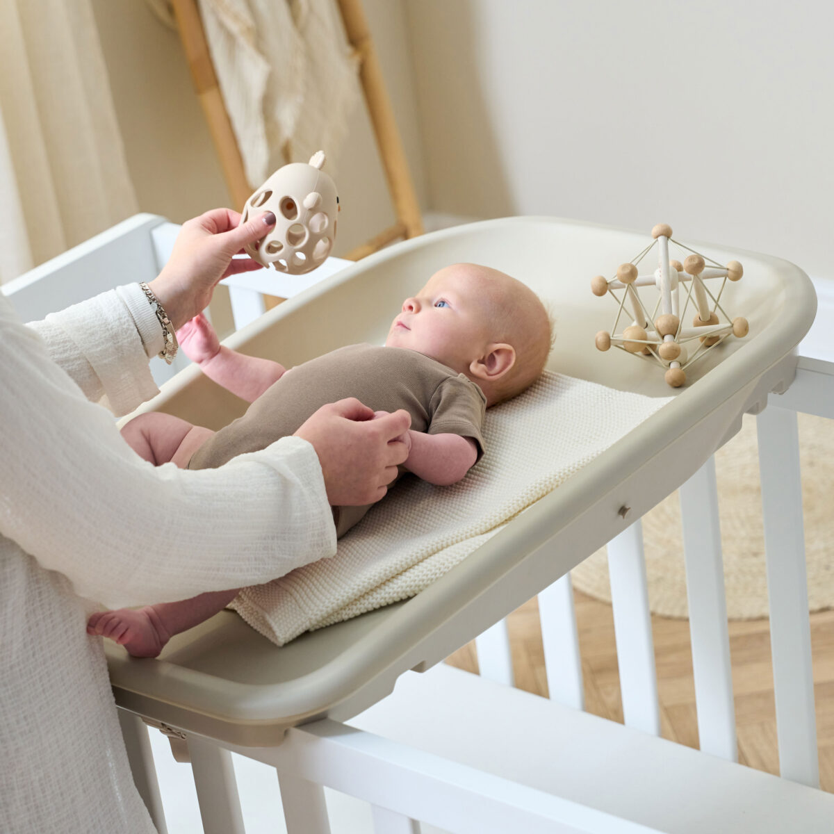 Tutti Bambini Cushi Baby Changing Mat in Mushroom 22