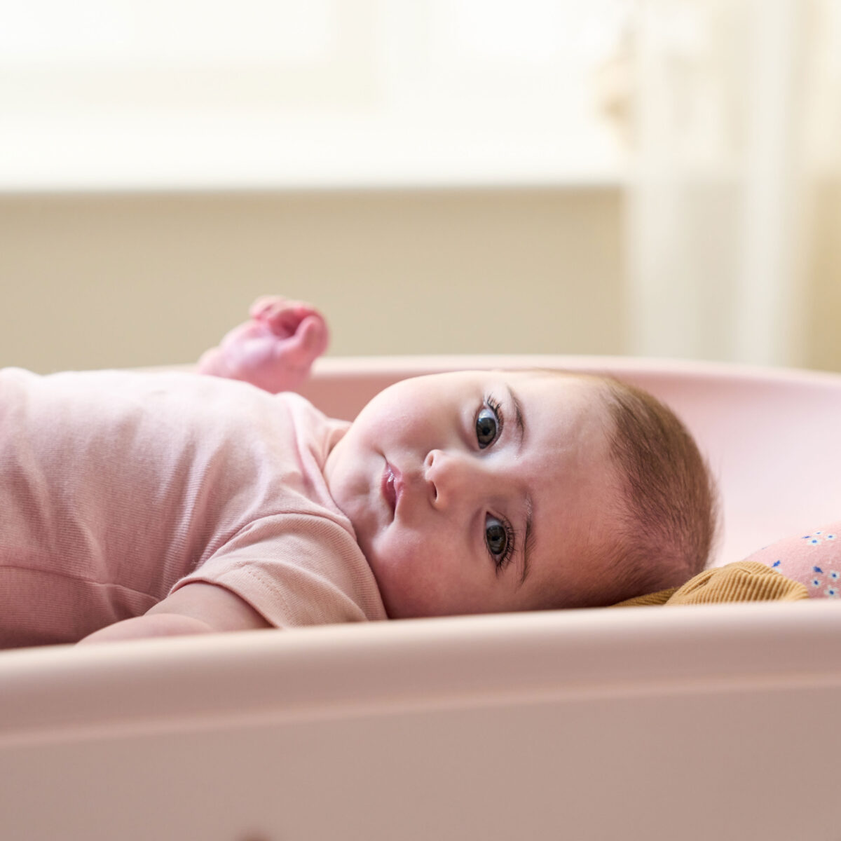 Tutti Bambini Cushi Baby Changing Mat in Petal 2