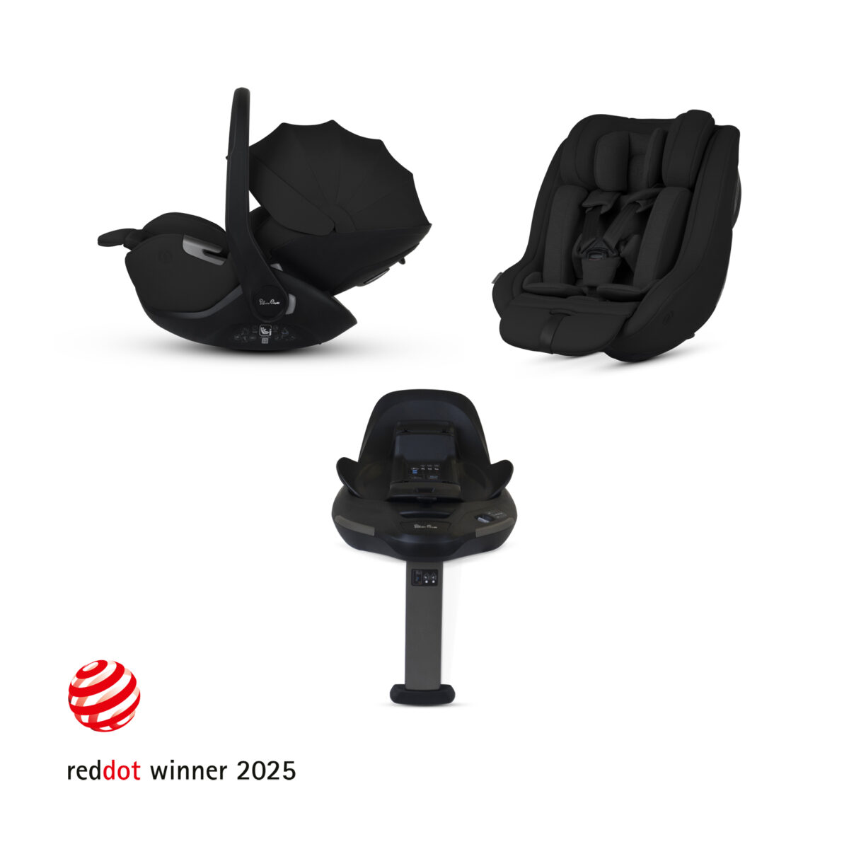 Silver Cross Glide Infant Carrier and Approach 360 & ISOFIX Base – Iconic Black 10