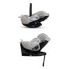 Silver Cross Glide Infant Carrier & Approach Plus 360 with ISOFIX Base in Natural Taupe 6