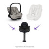 Silver Cross Glide Plus 360 Infant Car Seat & Base Plus 360 Natural Taupe 8