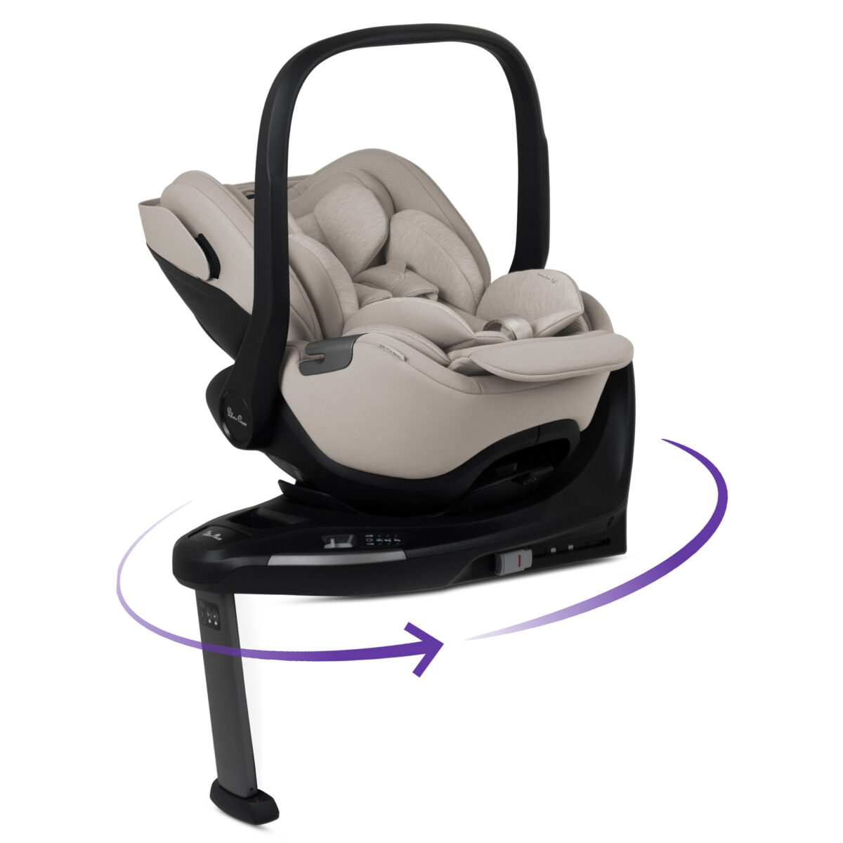 Silver Cross Glide Plus 360 Infant Car Seat & Base Plus 360 Natural Taupe 2