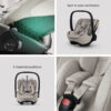 Silver Cross Glide Plus 360 Infant Car Seat & Base Plus 360 Natural Taupe 5