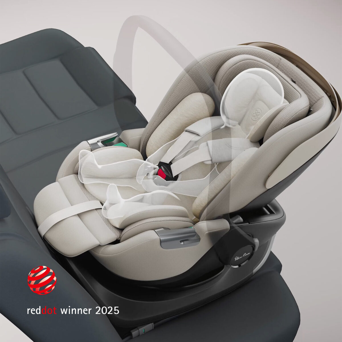 Silver Cross Glide Plus 360 Infant Car Seat & Base Plus 360 Natural Taupe 6