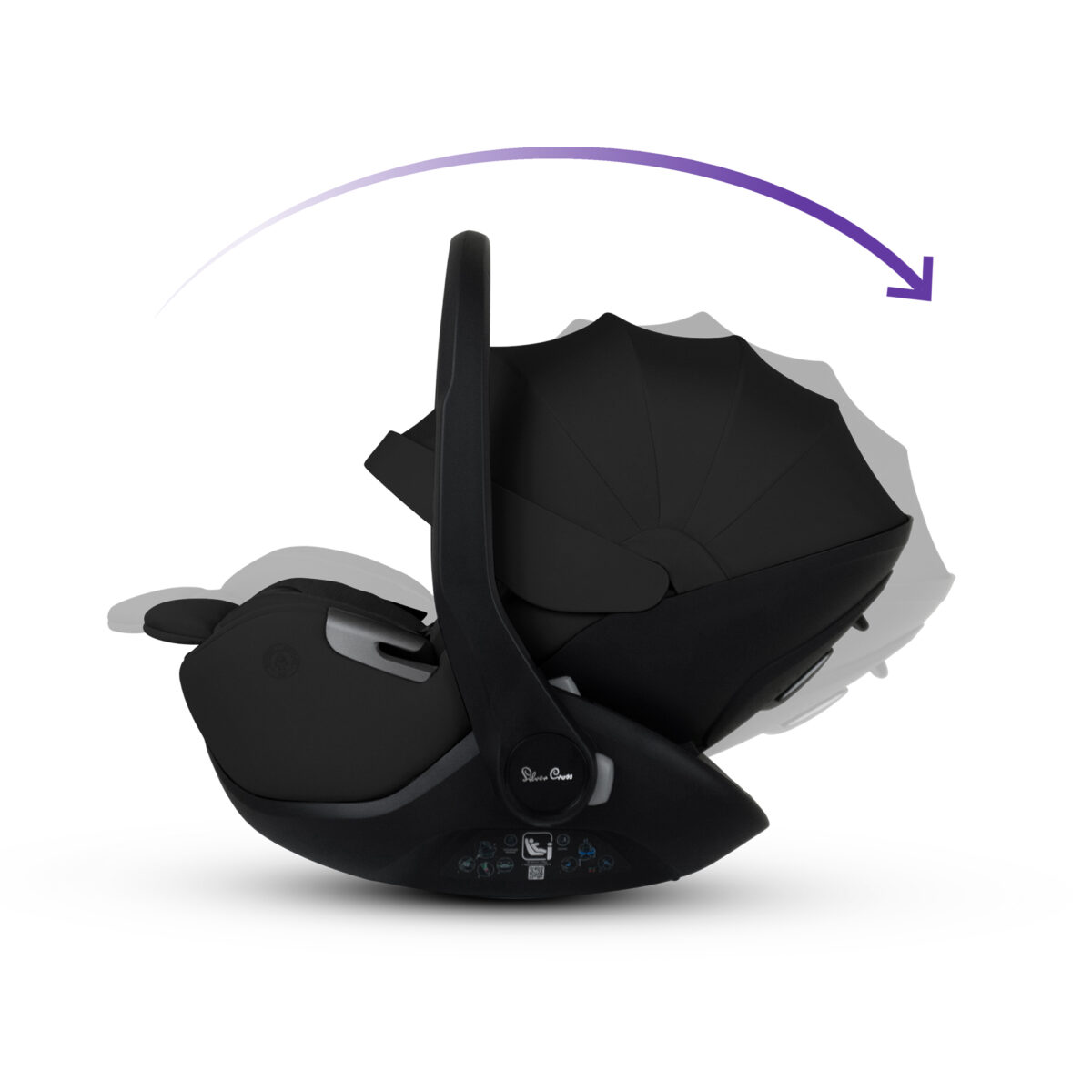Silver Cross Glide Plus 360 in Iconic Black 9