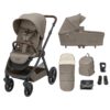Maxi Cosi Oxford+ Essential Bundle with Accessories - Twillic Truffle