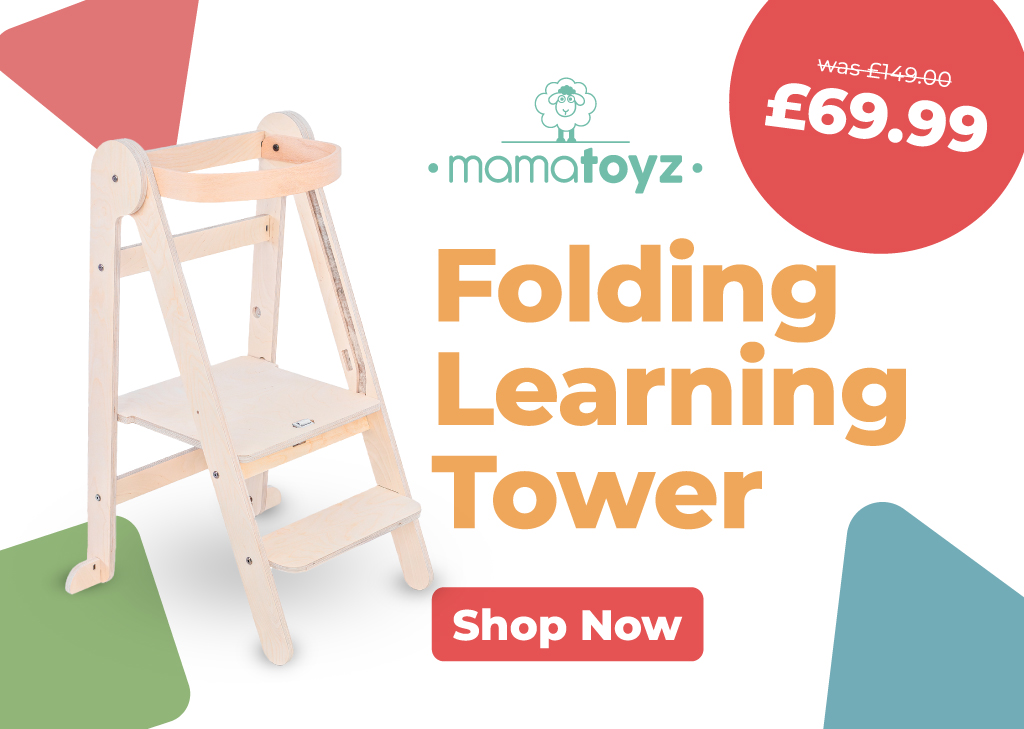 Mamatoyz Folding Learning Tower now just £69.99