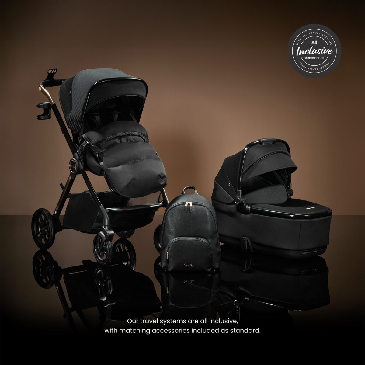 Silver Cross Reef 2 Special Edition Ultimate 360 Car Seat Bundle with Glide Plus 360 Car Seat & ISOFIX Base - Espresso 6