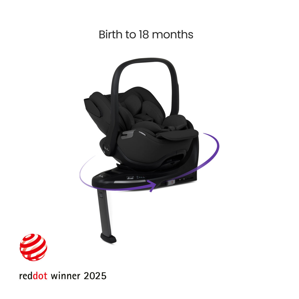 Silver Cross Reef 2 Special Edition Ultimate 360 Car Seat Bundle with Glide Plus 360 Car Seat & ISOFIX Base - Espresso 3