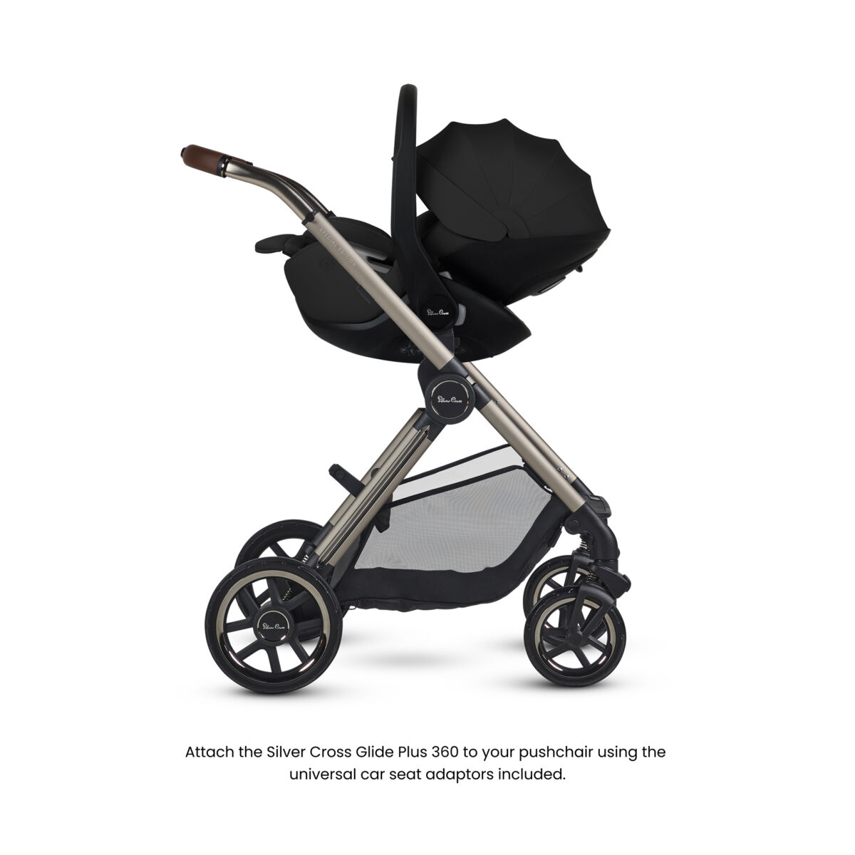 Silver Cross Reef 2 Special Edition Ultimate 360 Car Seat Bundle with Glide Plus 360 Car Seat & ISOFIX Base - Frappe 7
