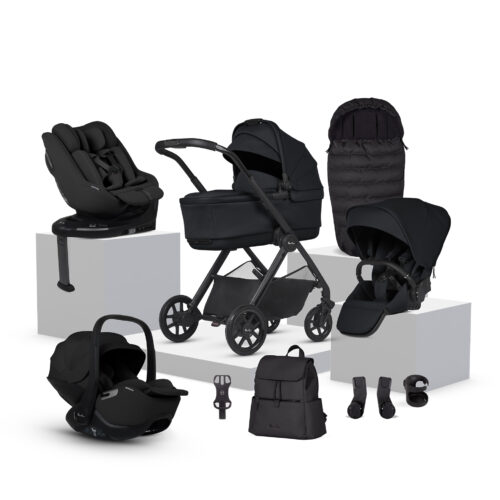 Silver Cross Reef 2 Ultimate 360 Family Bundle with Glide Plus 360, Approach Plus 360 Car Seat & Plus 360 Base - Space