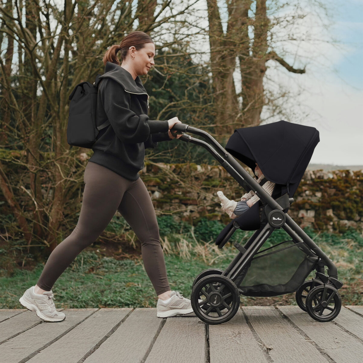 Silver Cross Reef 2 Ultimate 360 Family Bundle with Glide Plus 360, Approach Plus 360 Car Seat & Plus 360 Base - Space 11