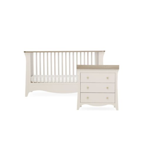 CuddleCo Clara 2 Piece Nursery Furniture Set – Cashmere