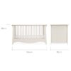 CuddleCo Clara 3 Piece Nursery Furniture Set – Cashmere 13