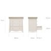 CuddleCo Clara 3 Piece Nursery Furniture Set – Cashmere 14